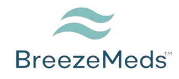 First-party Breeze Meds provider logo; editorial scene unavailable