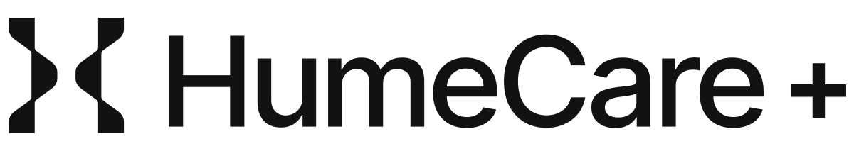 First-party HumeCare+ provider logo; editorial scene unavailable