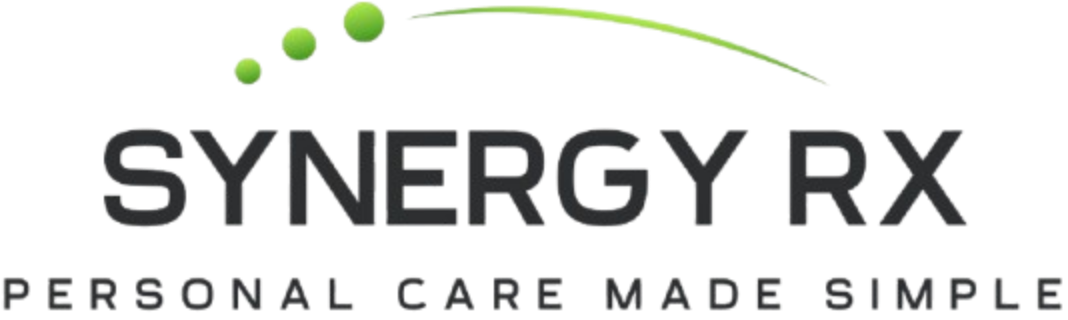 First-party Synergy Rx provider logo; editorial scene unavailable